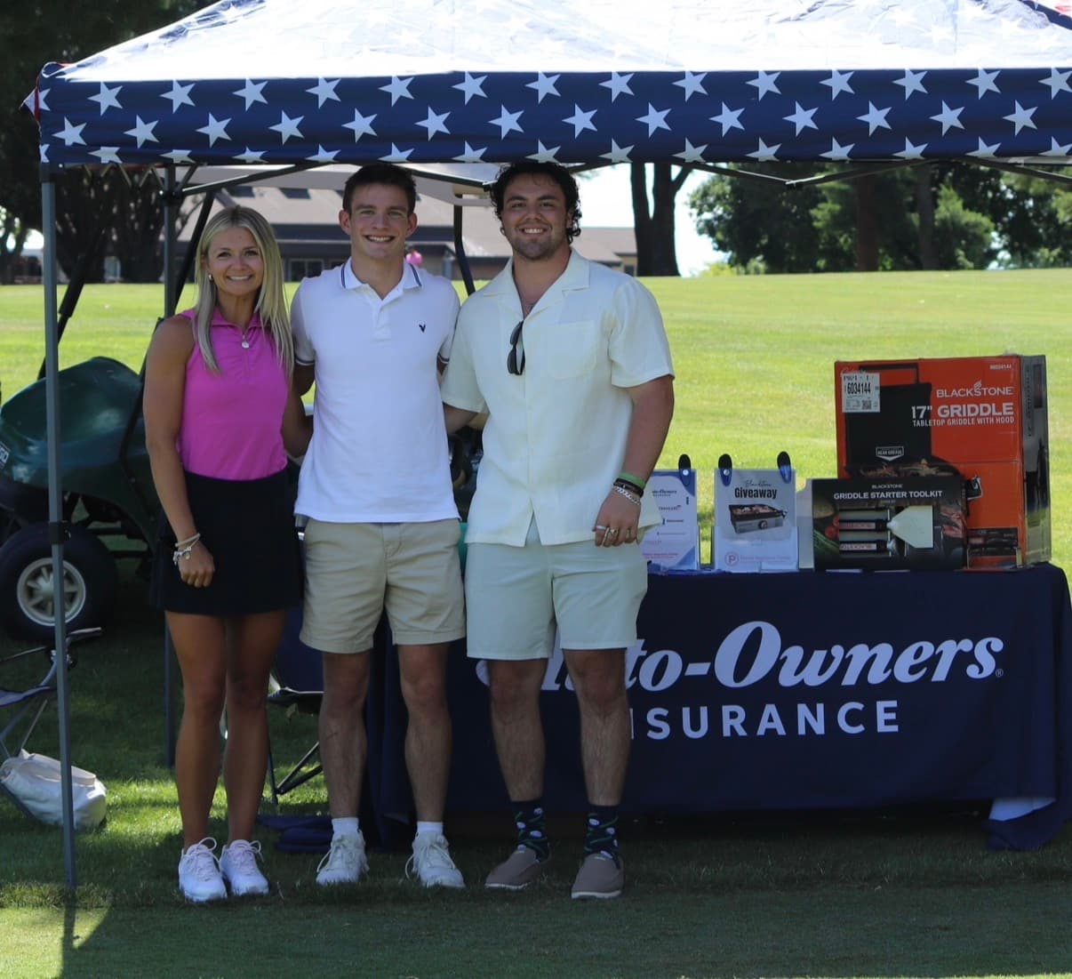 Dawson Engle at a local community event